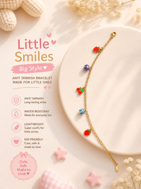 Little Smiles Big Style Fruit Charm Bracelet