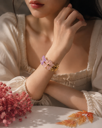 Bloom Grace Anti Tarnish Enamel Bracelet