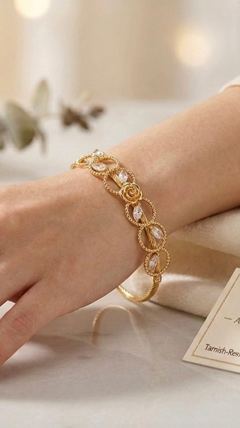 Golden Rose Bracelet