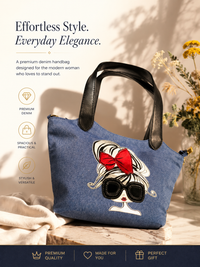 Denim Diva Handbag - Blue