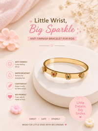 Little Wrist Big Sparkle Daisy Bracelet