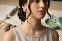 Aurora Resin Stud Earrings
