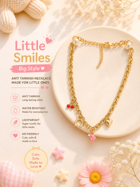 Little Smiles Big Style Pastel Dolphin Charm Necklace