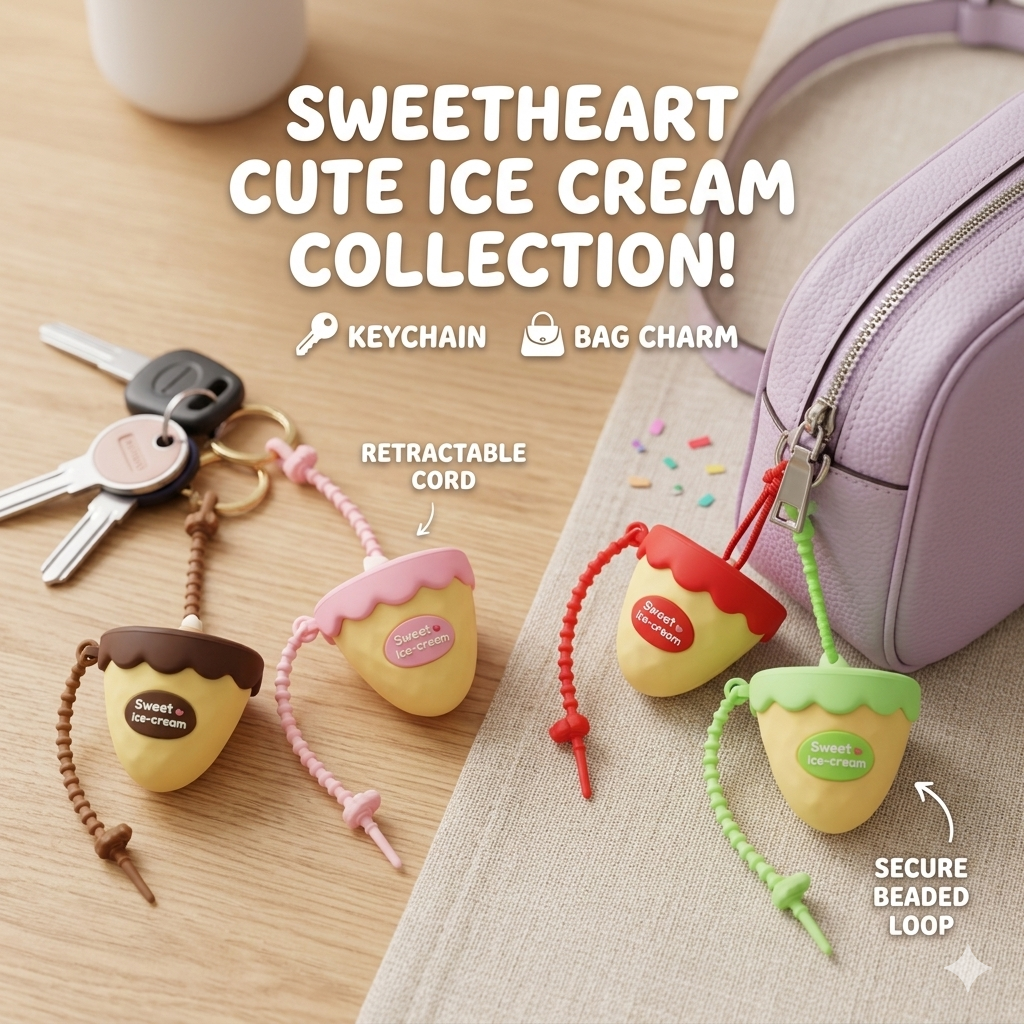 Sweetheart Ice Cream Pop Charm