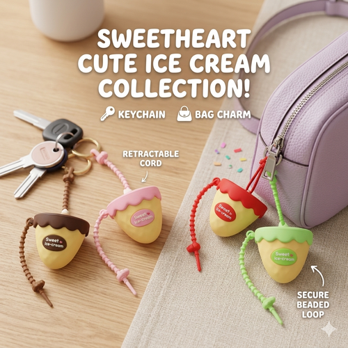 Sweetheart Ice Cream Pop Charm