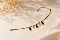 Noir Luxe Charm Bracelet
