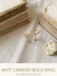 Golden Bow Ring